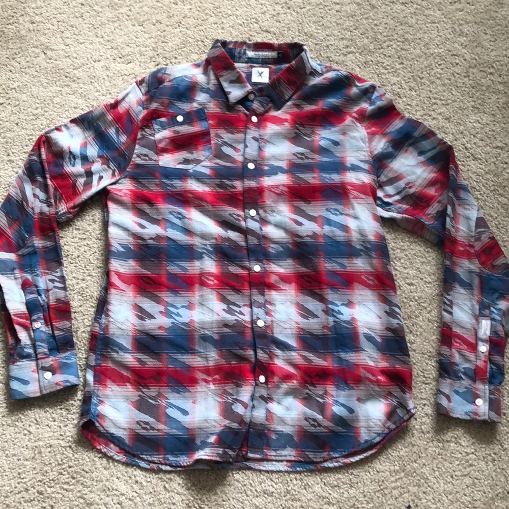 Men’s long sleeve button down